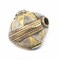 The Bead Chest Turqouise Blue Inlaid Afghan Brass Bead Pendant (30x26mm)